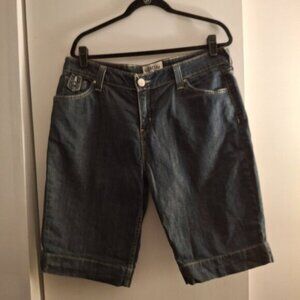 Signature by Levi Strauss Women's Dark Blue Denim Shorts